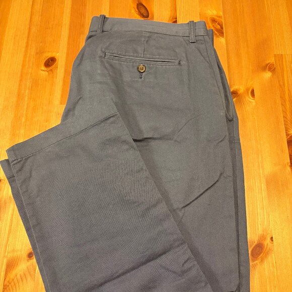 J Crew Flex Chinos Khakis Light Blue 34x32 - Picture 2 of 4